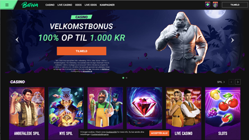 Betinia er verdensbedste online casino, spil nu og vind rigtig mange penge hvis du er heldig